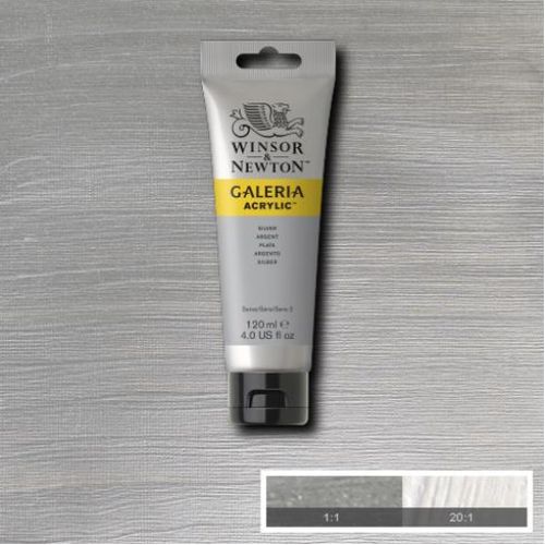 Winsor & Newton Galeria Akrilik Boya Silver 120 Ml Winsor & Newton Galeria Akrilik Boya Silver 120 Ml